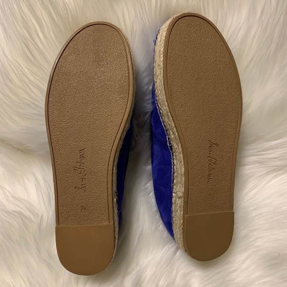 Sam Edelman Carrin Blue Suede Platform Espadrilles - Picture 10 of 12